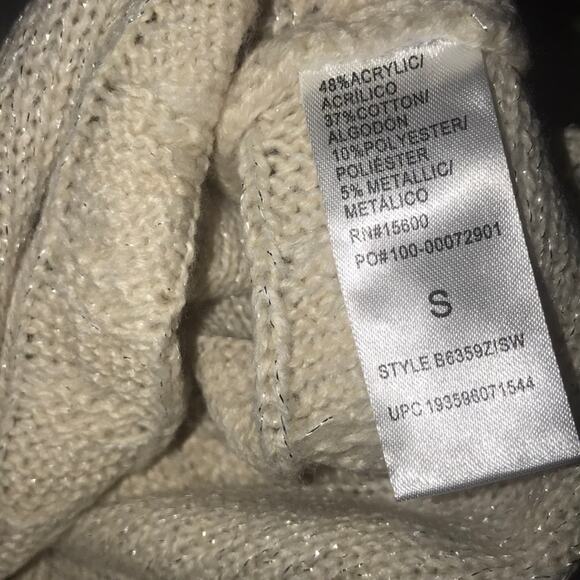 Democracy NEW Long Sleeve Cable Knit Sweater Small - Picture 5 of 6